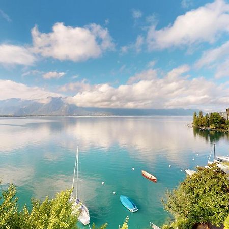 Lakefront Apartment With Exceptional View Territet Dış mekan fotoğraf